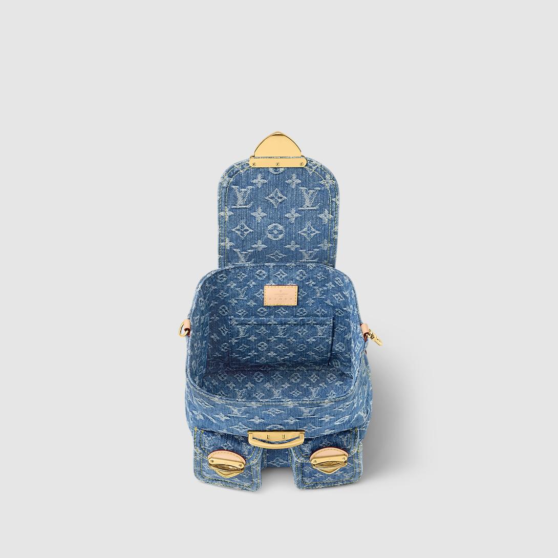 Túi Louis Vuitton Venice Monogram Denim Nữ Xanh Dương